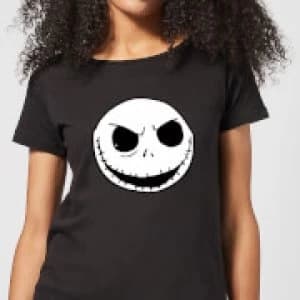 Nightmare Before Christmas Jack Skellington Womens T-Shirt - Black