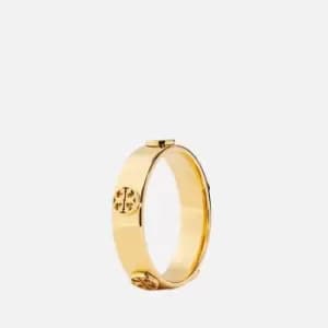 Tory Burch Womens Miller Stud Ring - Tory Gold - 8