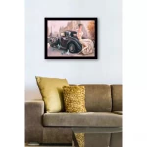 SC1140 Multicolor Decorative Framed MDF Painting