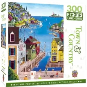 Masterpieces Puzzle Town & Country A Walk on the Pier Ez Grip Puzzle 300 Piece Jigsaw Puzzle