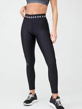 Urban Armor Gear HeatGear® Legging Branded Waistband - Black/White, Size L, Women