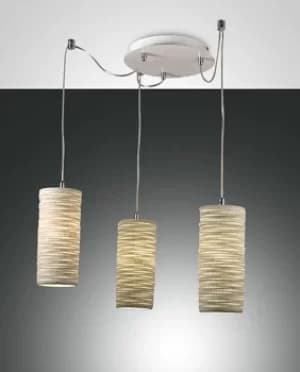 Marbella Cluster Pendant Ceiling Light White Glass, E27