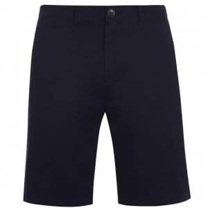 Howick Oakley Slim Chino Shorts - Navy