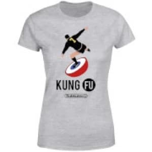 Subbuteo Kung Fu Womens T-Shirt - Grey - 3XL