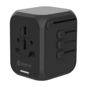 Griffin GP-140-BLK power plug adapter Universal Black