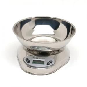 Genware Digital Scales Stainless Steel 5KG Graduated 1 g