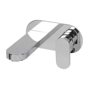 Chrome Wall Mounted Bath Mixer Tap - Como