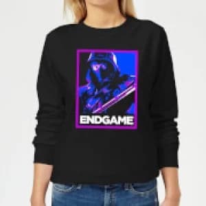 Avengers Endgame Ronin Poster Womens Sweatshirt - Black