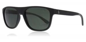 Polo Ralph Lauren PH4131 Sunglasses Matte Black 52849A Polariserade 57mm