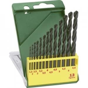 Bosch Accessories 2607019441 HSS Metal twist drill bit set 13 Piece rolled DIN 338 Cylinder shank 1 Set
