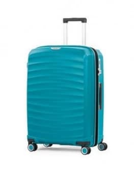 Rock Luggage Sunwave NT56601 8 Wheel Medium Blue Suitcase