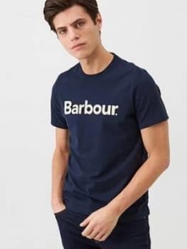 Barbour Large Logo T-Shirt - Navy