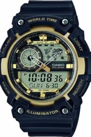 Mens Casio Collection Alarm Chronograph Watch AEQ-200W-9AVEF