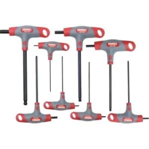 2.0-10.0MM T-handled Hexagon Ball Driver Set (8PC)