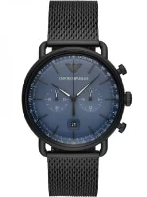 Emporio Armani Aviator AR11201 Men Mesh Bracelet Watch