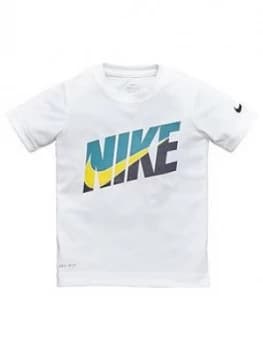 Nike Younger Boys Performance T-Shirt - White