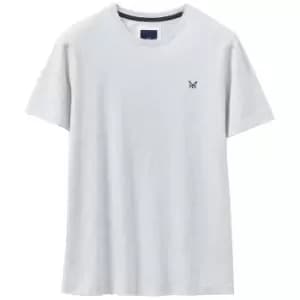 Crew Clothing Mens Classic Tee Ice Grey Marl Small