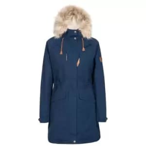 Trespass Womens/Ladies Faithful Waterproof Jacket (L) (Navy)