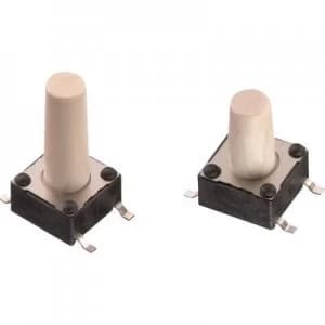 Wuerth Elektronik WS TSS 430152043826 Pushbutton 12 Vdc 0.05 A 1 x OffOn momentary