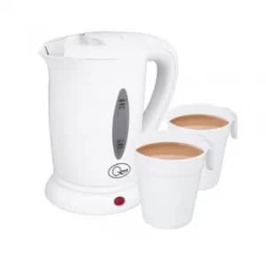 Quest White Travel Kettle