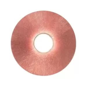 CIRCLE white ceiling light 1 bulb Sun copper