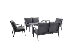 Better Garden Valley 6 Seater Aluminium Sofa Set - Grey
