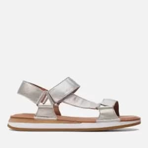 Clarks Craft Sun Sport Metallic Leather Sandals