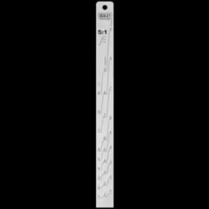 Sealey Aluminium Paint Measuring Stick 5 1/5 3 - PA08