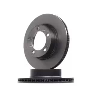 PAIR PAINTED BREMBO BRAKE DISCS 09.9482.11