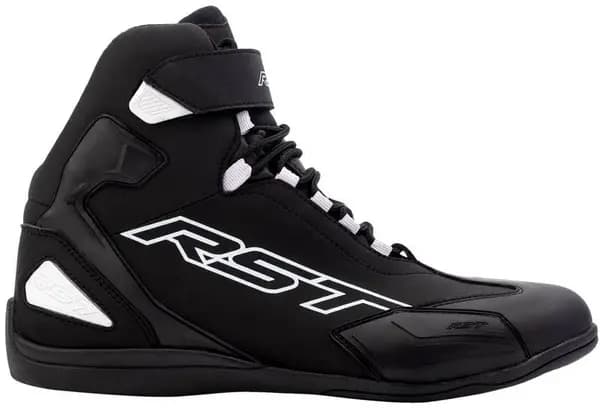 RST Sabre Moto Shoe Mens Ce Boot Black White 43