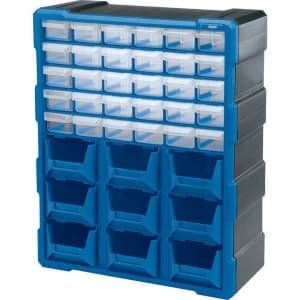 Draper 30 Drawer 9 Bin Organiser Cabinet