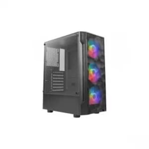 Antec NX260 Gaming Case w/ Glass Window, ATX, 3 Front ARGB fans, LED Control Button, PSU Shroud