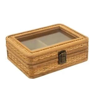 Sass & Belle Rattan Jewellery Box