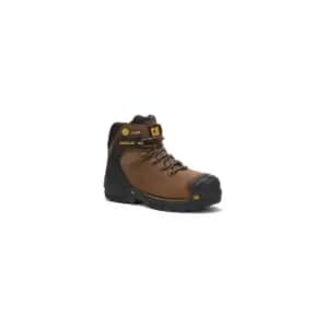 Caterpillar Excavator Safety Boot Brown (Sizes 6-13)