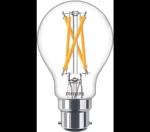 Philips Classic 7W LED BC B22 GLS Warm White Dimmable - 77122500