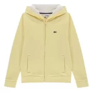Lacoste Junior Boys Basic Zip Hoodie - Yellow