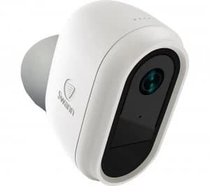 SWANN SWIFI-CAMW-EU Full HD 1080p WiFi Security Camera, Snow
