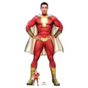 Shazam Cape Stylised (Zachary Levi) Life Size Cut-Out