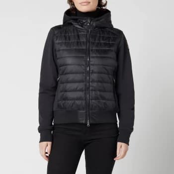 Parajumpers Womens Caelie Fleece Bomber Jacket - Black - L