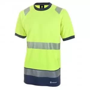 Beeswift High Visibility Two Tone Short Sleeve T Shirt Saturn Yellow