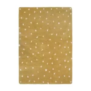 Snug Spotty Rug - Ochre - 160x230cm