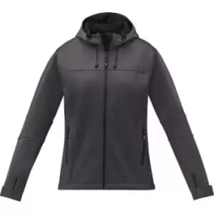 Elevate Womens/Ladies Match Soft Shell Jacket (L) (Storm Grey)