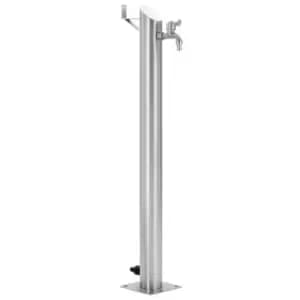 Vidaxl Garden Water Column Stainless Steel Round 95 cm