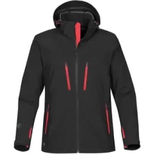 Stormtech Mens Patrol Softshell Jacket (M) (Black/Bright Red)