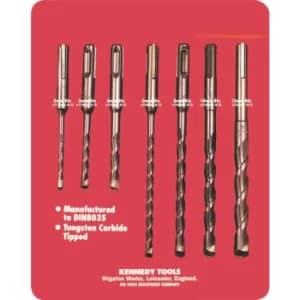 7PCE SDS-Plus Hammer Drill Bit Set