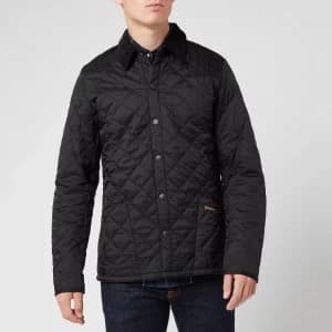 Barbour Mens Heritage Liddesdale Quilt Jacket - Black - M