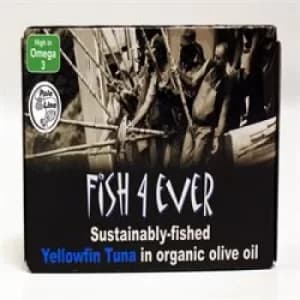Fish4Ever Yellowfin Tuna in Organic Olive Oil 120g