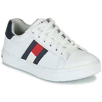 Tommy Hilfiger T3B4-30921 boys's Childrens Shoes Trainers in White.5