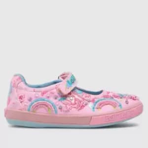 Lelli Kelly Pink Eliza Dolly Girls Junior Shoes