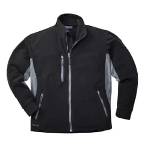 Portwest Mens Texo Contrast Fleece Black L
